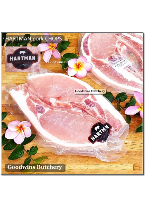 Pork CHOP SKIN OFF Hartman-Manado frozen 200-250 g/pc (price/pack 2pcs 500g)